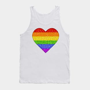 Pride Pixel Heart Tank Top